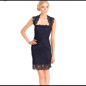 Nicole miller navy blue Eva dress